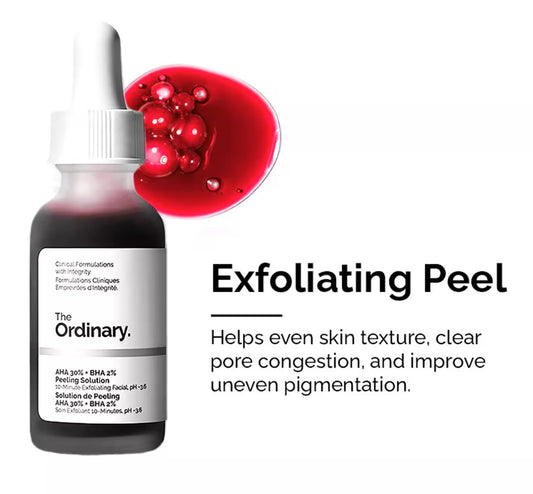 AHA 30% + BHA 2% Peeling Solution – Exfoliating Powerhouse for Radiant Skin