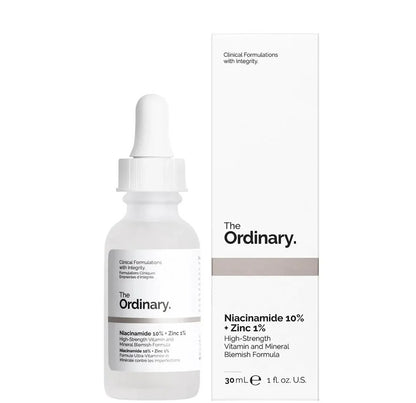 Ordinary Niacinamide 10% + Zinc 1% Serum – Pore Minimizer & Acne Control