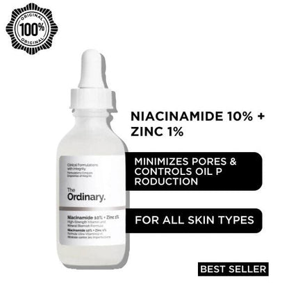 Ordinary Niacinamide 10% + Zinc 1% Serum – Pore Minimizer & Acne Control